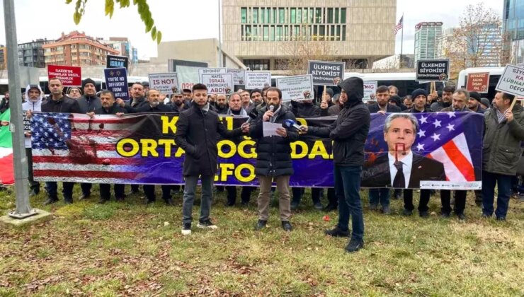 ABD Dışişleri Bakanı Blinken’e Ankara’da Protesto